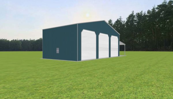 3 Car Garage with Lean To 46 x 25 x 16 - Image 4