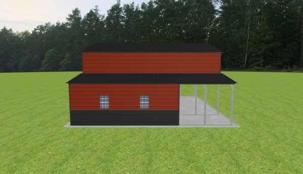 Carport with Storage 26 x 30 x 14 - Image 3