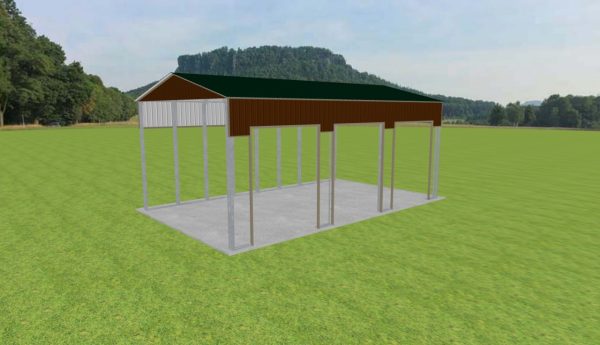 3 Car Carport 24 x 40 x 16