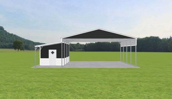 Carport with Storage 28 x 20 x 11 - Image 2