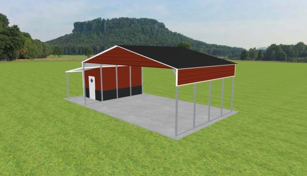 Carport with Storage 30 x 20 x 11 - Image 4