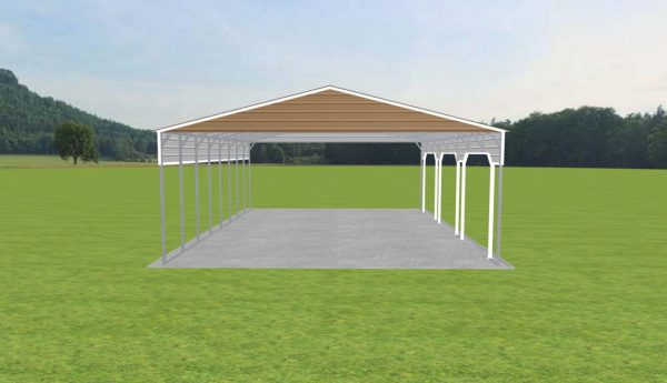 3 Car Carport 30 x 40 x 12 - Image 3