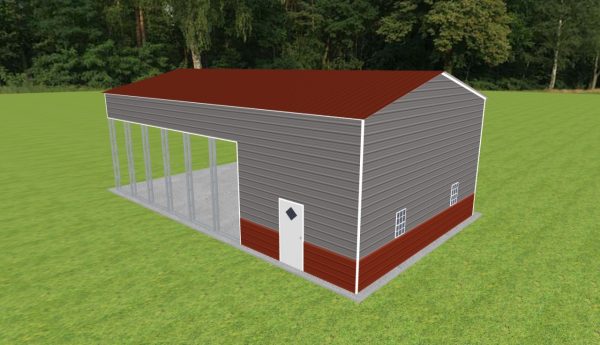 Carport with Storage 26 x 45 x 15 - Image 3