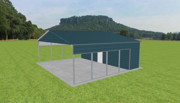 Carport with Storage 28 x 25 x 9