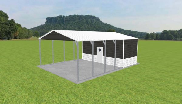 Carport with Storage 22 x 30 x 10