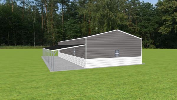 Garage with Lean To 24 x 50 x 10 - Image 4