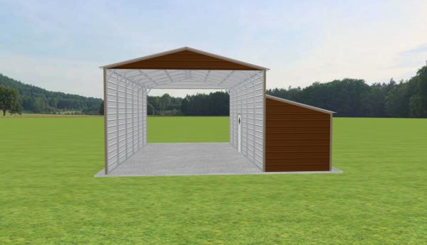 Carport with Storage 18 x 30 x 12 - Image 2