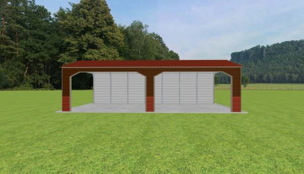 2 Car Carport 20 x 35 x 9 - Image 2