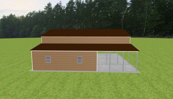 Carport with Storage 28 x 40 x 13 - Image 3