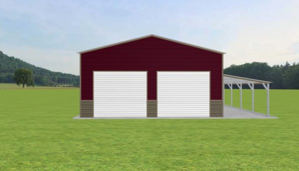 Garage with Lean To 24 x 40 x 11 - Image 3