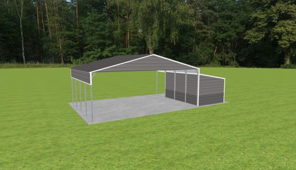 Carport with Storage 28 x 20 x 10 - Image 5