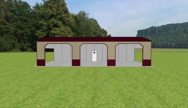 Carport with Storage 24 x 50 x 11 - Image 3