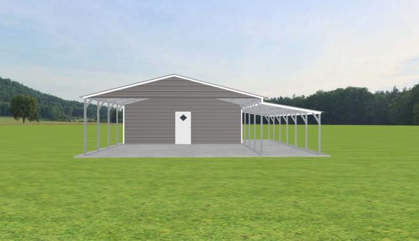 Carport with Storage 24 x 30 x 8 - Image 2