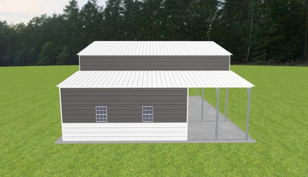 Carport with Storage 28 x 30 x 14 - Image 3