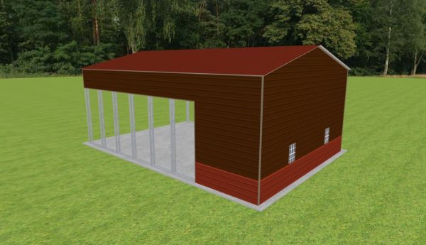 Carport with Storage 28 x 40 x 15 - Image 3