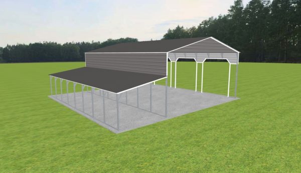 3 Car Carport 30 x 40 x 14 - Image 2