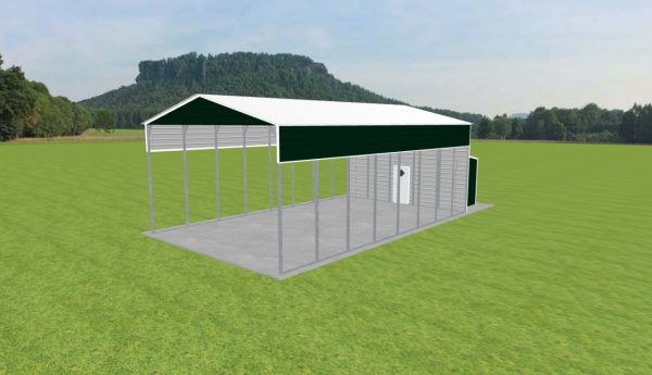 Carport with Storage 24 x 40 x 14