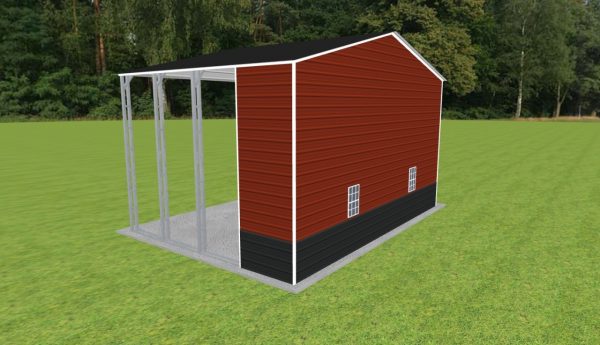 Carport with Storage 28 x 20 x 15 - Image 3