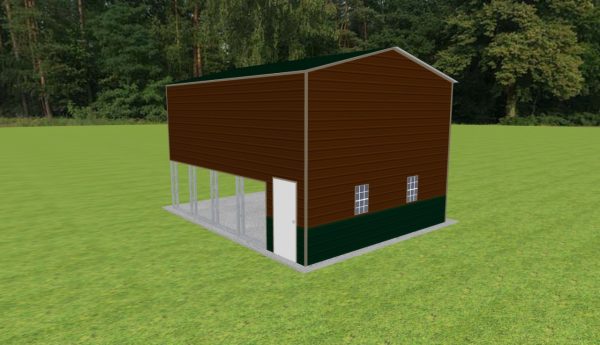 Carport with Storage 20 x 25 x 15 - Image 3