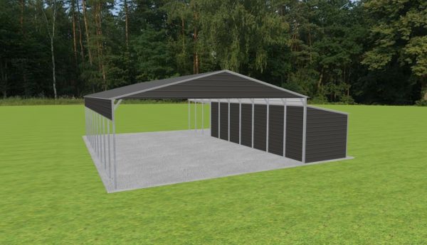 Carport with Storage 30 x 50 x 11 - Image 5