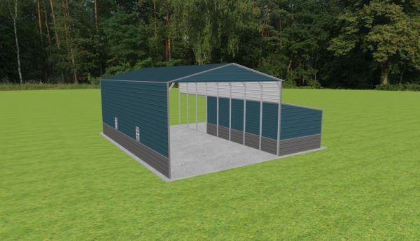 Carport with Storage 22 x 40 x 14 - Image 5