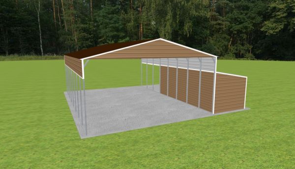 Carport with Storage 28 x 40 x 13 - Image 5