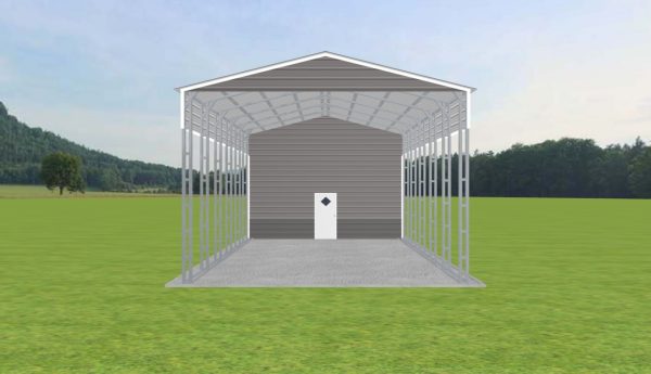 Carport with Storage 22 x 40 x 15 - Image 2