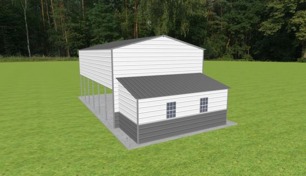 Carport with Storage 20 x 30 x 14 - Image 2