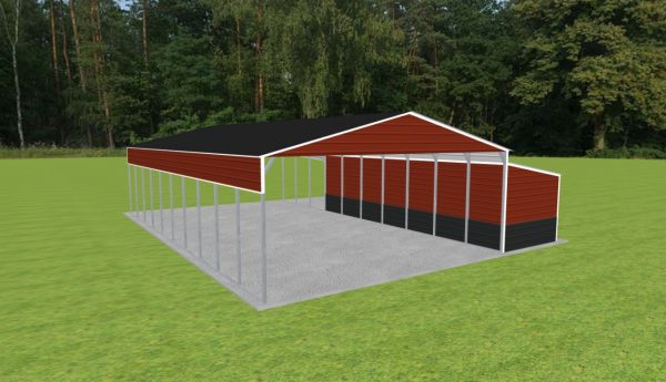 Carport with Storage 28 x 50 x 11 - Image 5