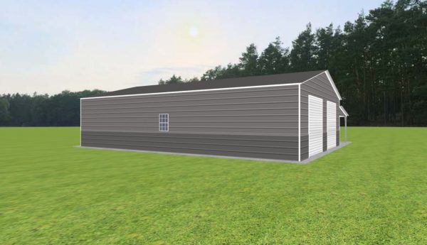 Double Bay Garage with Lean To 28 x 40 x 9 - Image 4