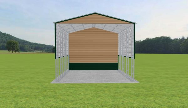 Carport with Storage 20 x 30 x 15 - Image 2