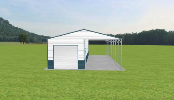 Carport with Storage 24 x 40 x 10 - Image 2