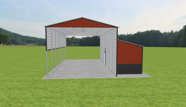 Carport with Storage 18 x 35 x 13 - Image 2