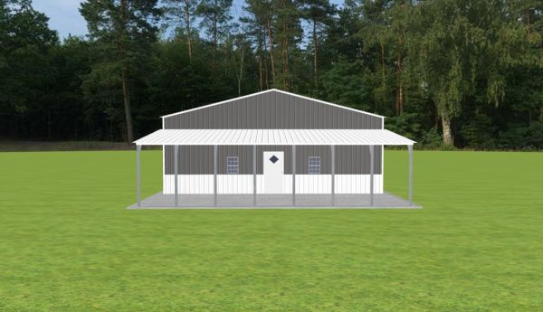 Garage with Lean To 34 x 50 x 12 - Image 2