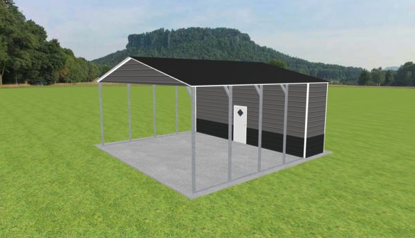 Carport with Storage 26 x 25 x 11