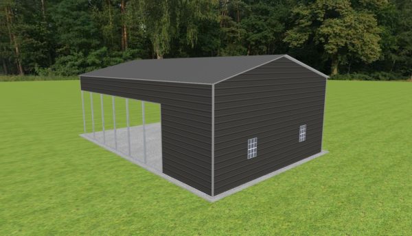 Carport with Storage 26 x 40 x 13 - Image 3