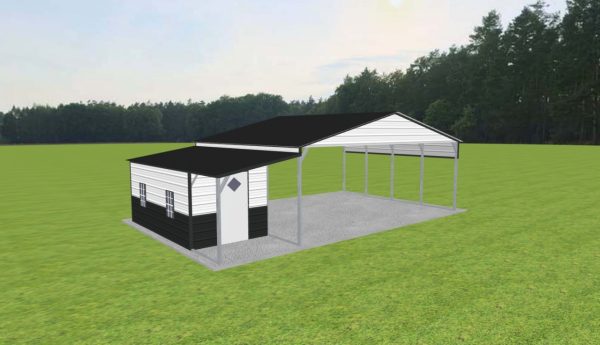 Carport with Storage 26 x 20 x 9