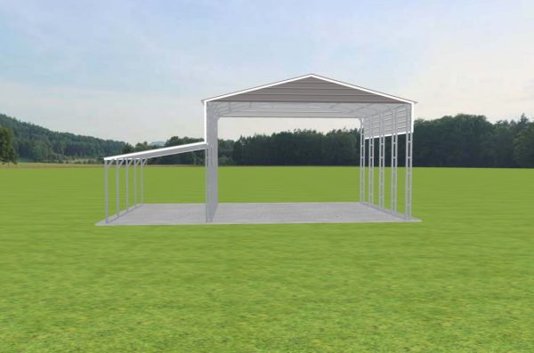 3 Car Carport 26 x 20 x 15 - Image 3