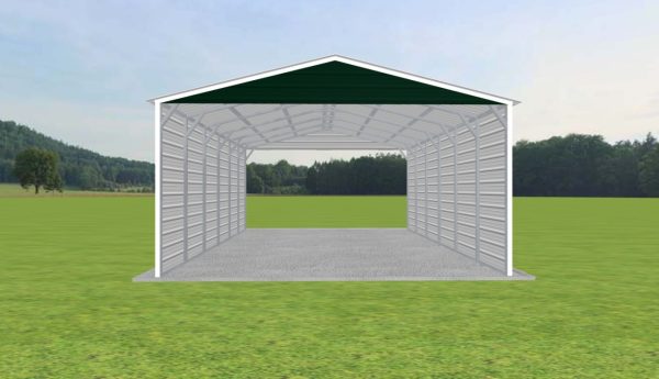 2 Car Carport 20 x 30 x 10 - Image 2