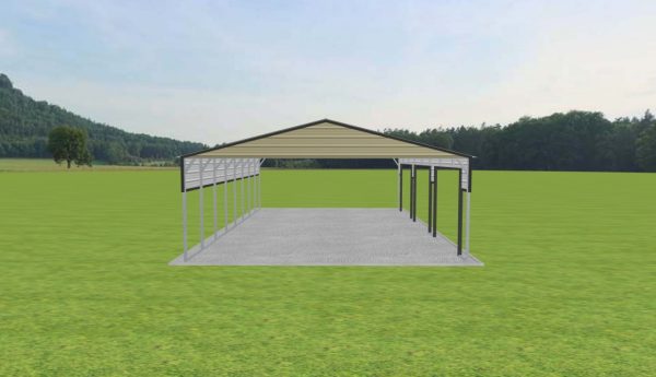 3 Car Carport 24 x 40 x 9 - Image 3