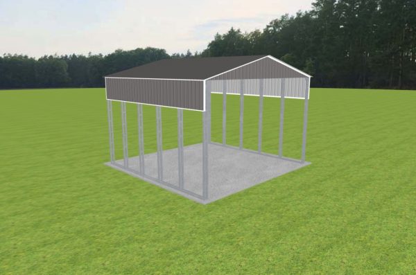 3 Car Carport 26 x 25 x 16 - Image 3