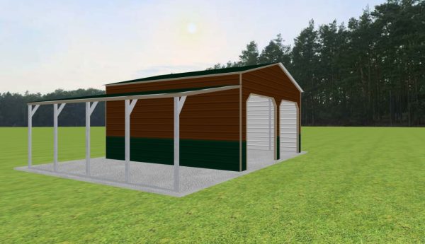 2 Car Carport 22 x 20 x 10 - Image 3