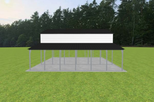 3 Car Carport 26 x 30 x 13 - Image 4