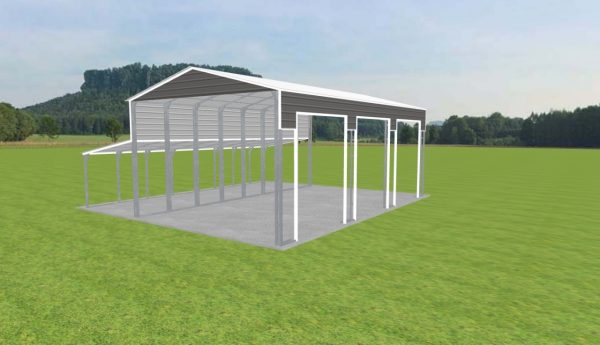 3 Car Carport 24 x 40 x 15