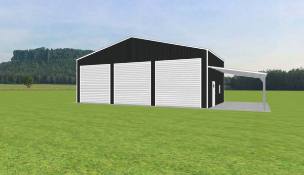 Garage with Lean To 42 x 25 x 14 - Image 2