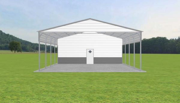 Carport with Storage 28 x 25 x 11 - Image 2