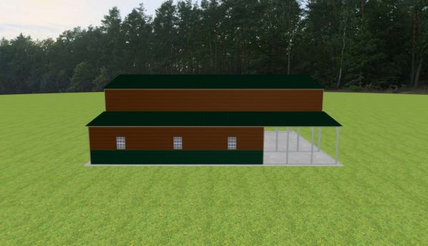 Carport with Storage 26 x 50 x 15 - Image 3