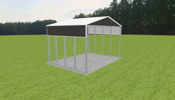 3 Car Carport 28 x 20 x 16