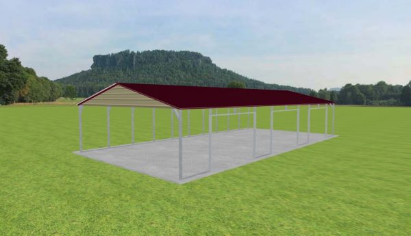 3 Car Carport 24 x 50 x 8