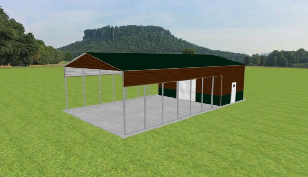 Carport with Storage 26 x 50 x 12